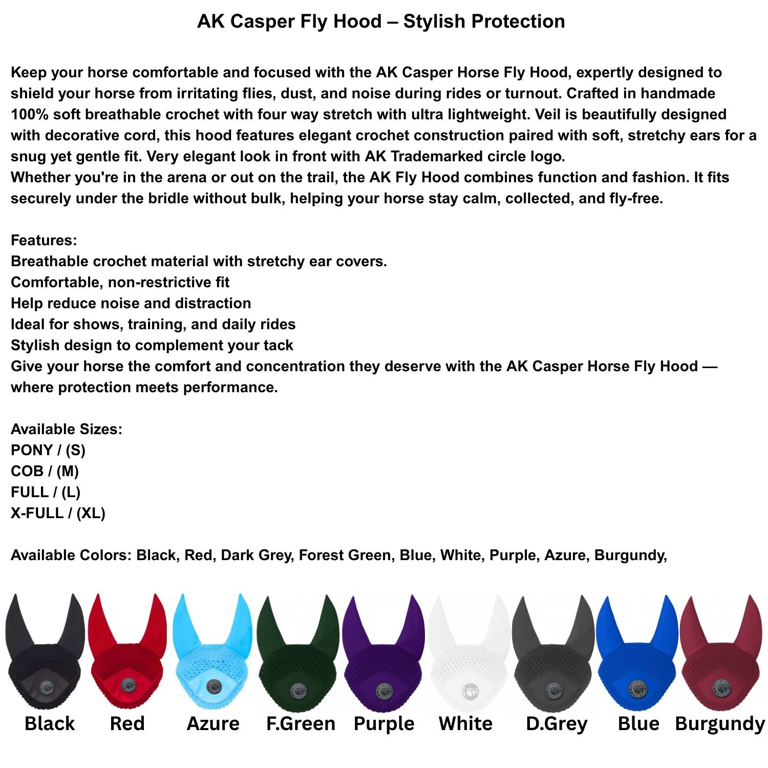 AK Casper Fly Hood